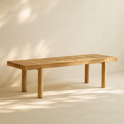 Naya Chenille Fabric Bench