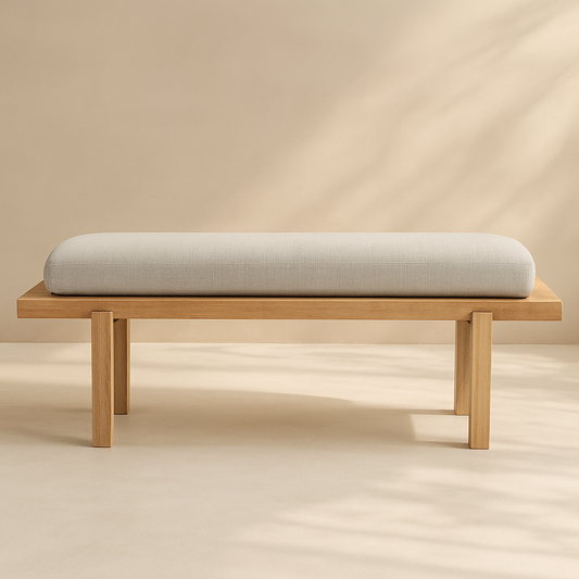 Naya Chenille Fabric Bench