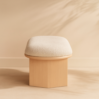 Wilshire Boucle Fabric Bench