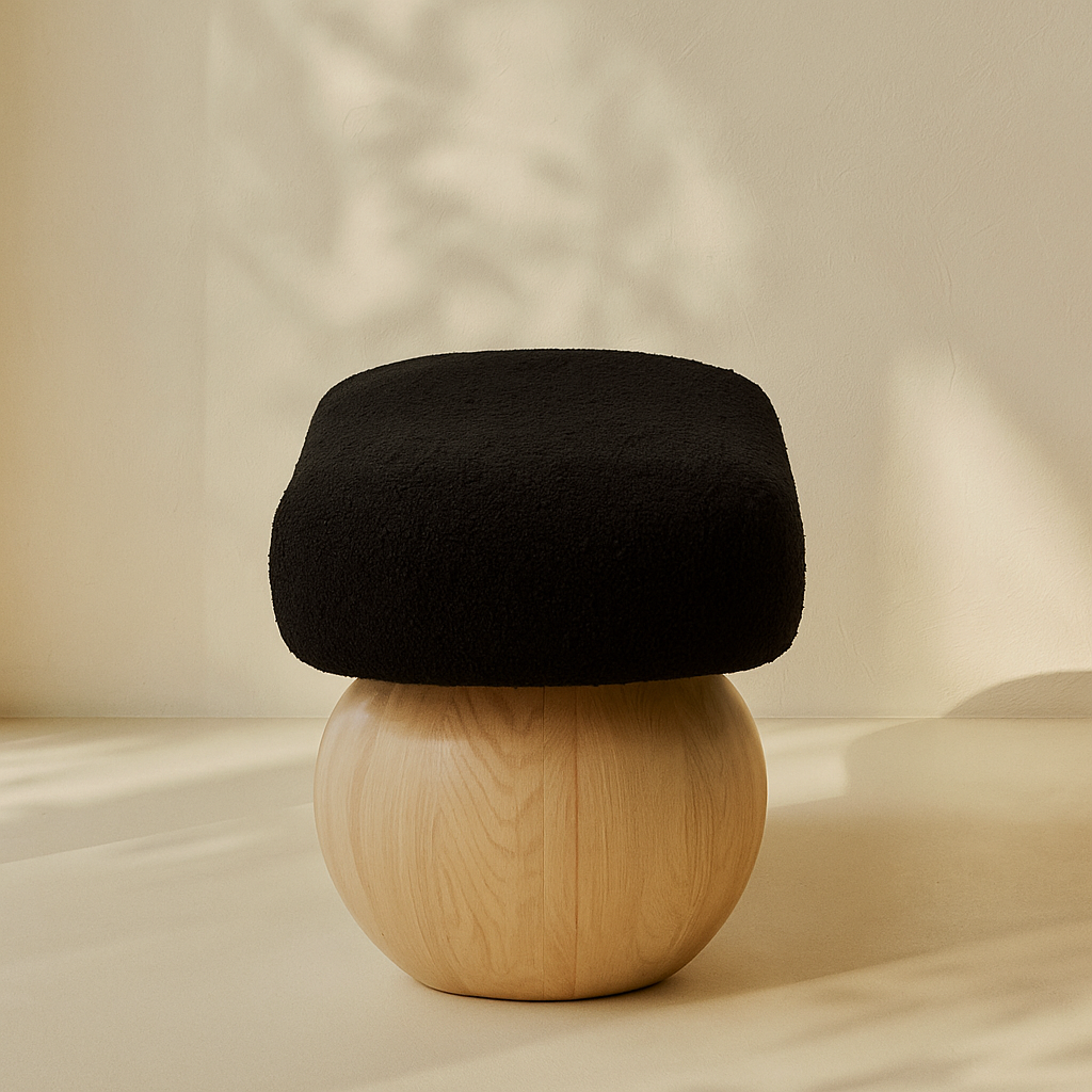 Bowie Boucle Fabric Bench