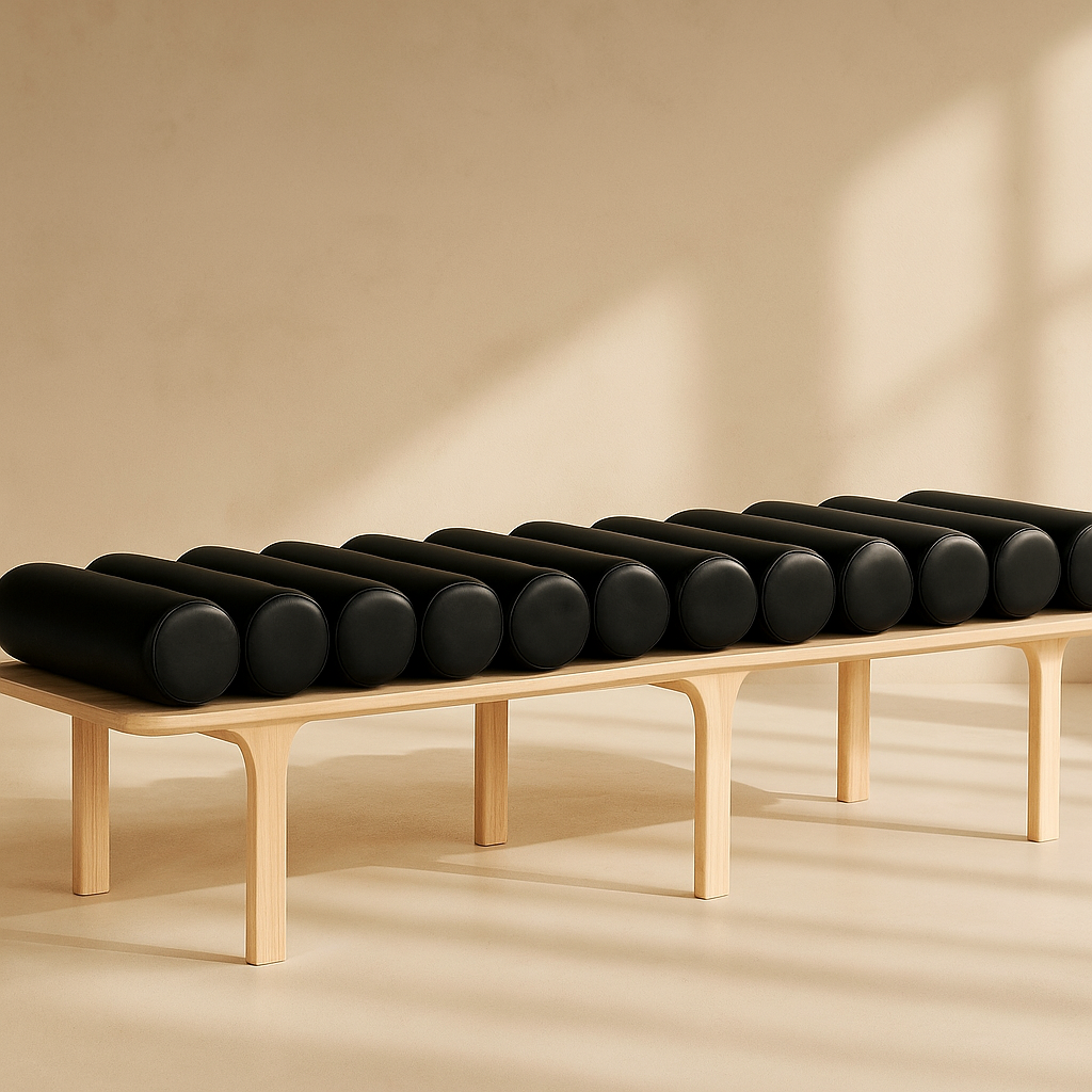 Landon Vegan Leather Bench