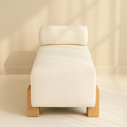 Edison Chenille Fabric Bench