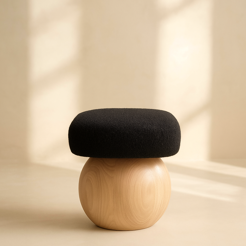 Bowie Boucle Fabric Bench