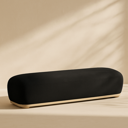 Calum Chenille Fabric Bench