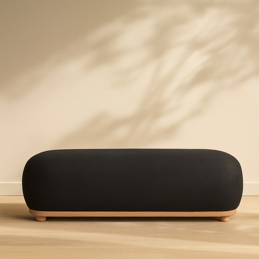 Calum Chenille Fabric Bench