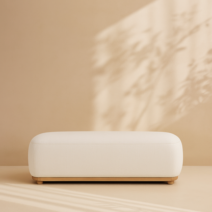 Calum Chenille Fabric Bench