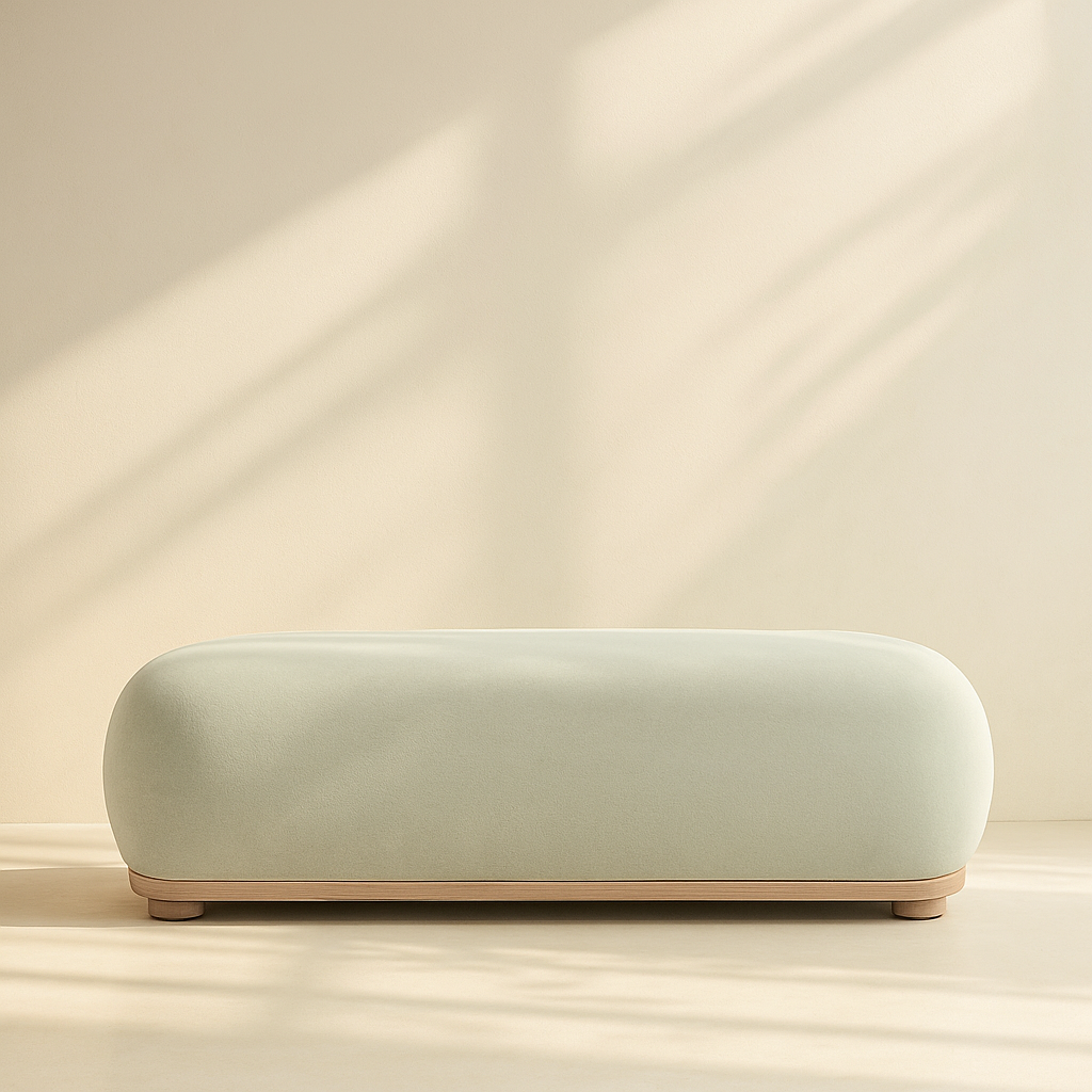 Calum Chenille Fabric Bench