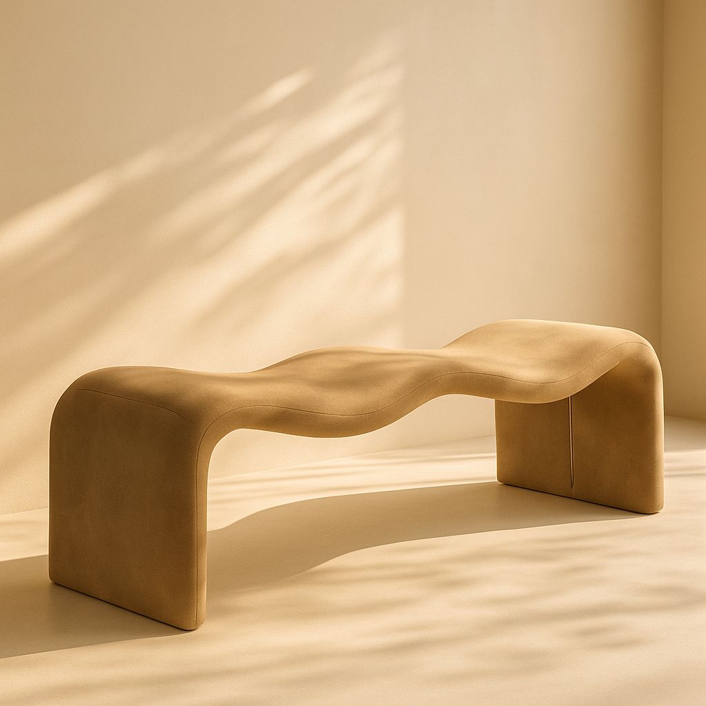 Willow Vegan Leather Bench