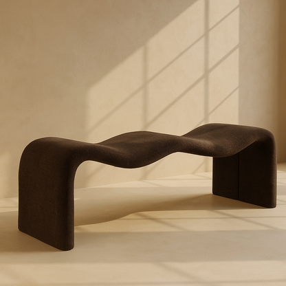 Willow Chenille Fabric Bench