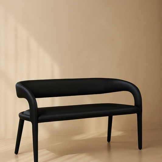 Sylvester Vegan Leather Bench