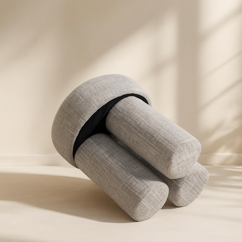 Larson Fabric Stool | Ottoman