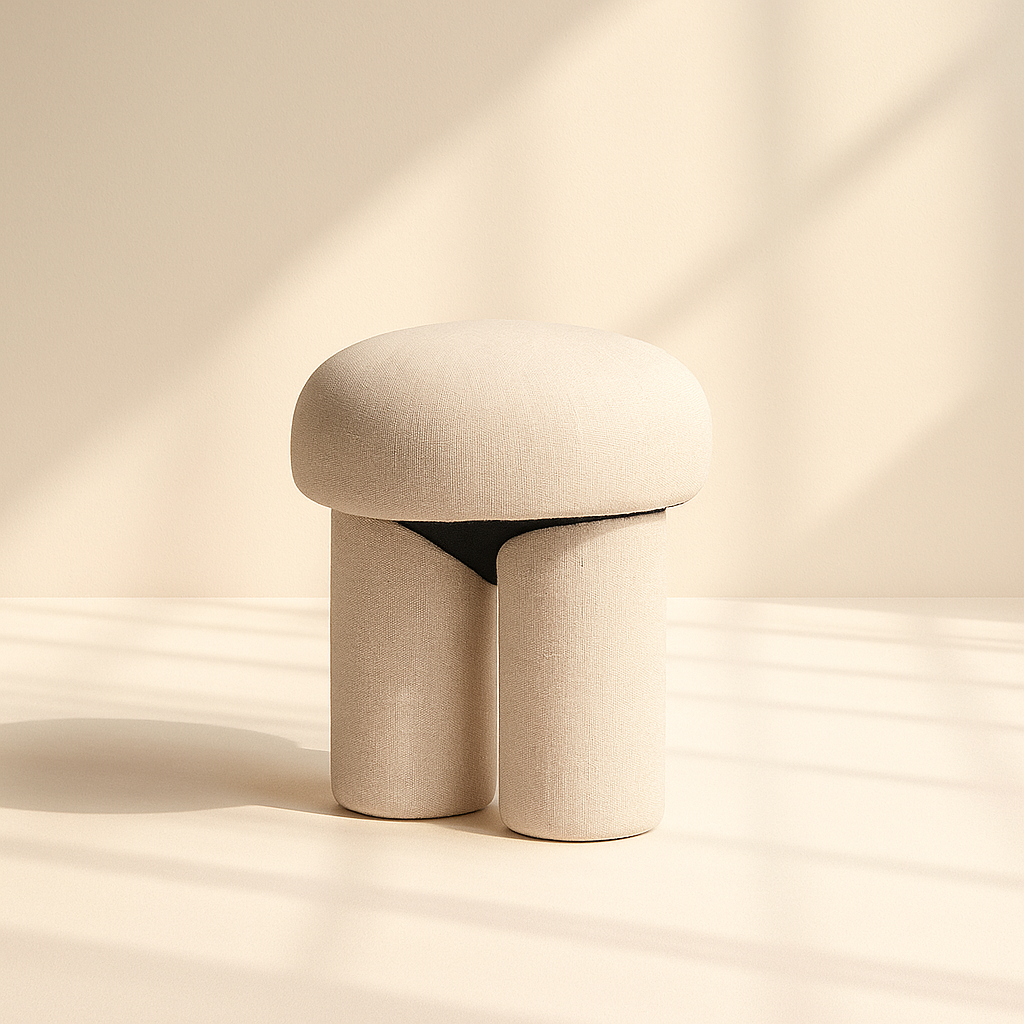 Larson Fabric Stool | Ottoman