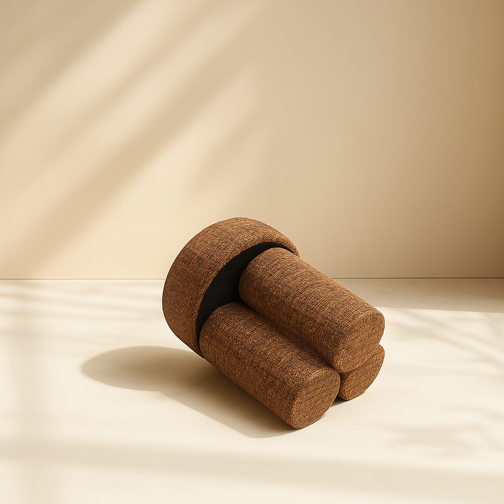 Larson Fabric Stool | Ottoman