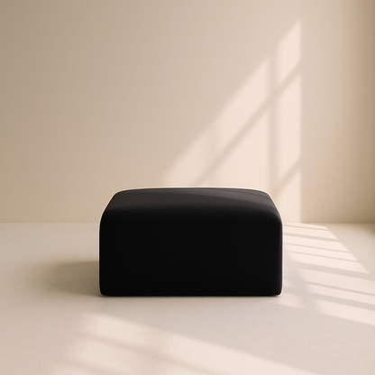 Arc Vegan Leather Ottoman