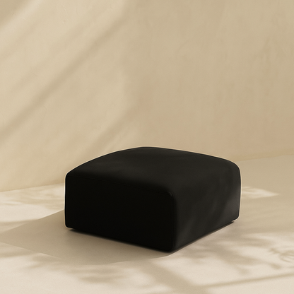 Arc Vegan Leather Ottoman