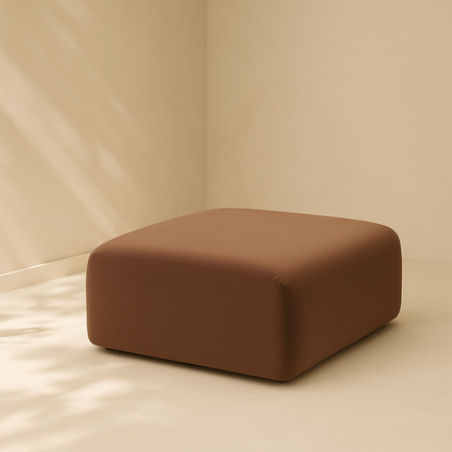 Arc Vegan Leather Ottoman