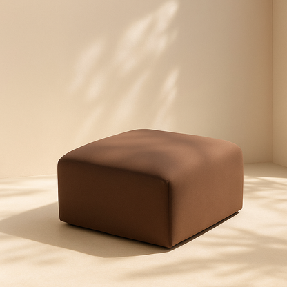Arc Vegan Leather Ottoman