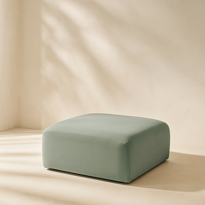 Arc Vegan Leather Ottoman