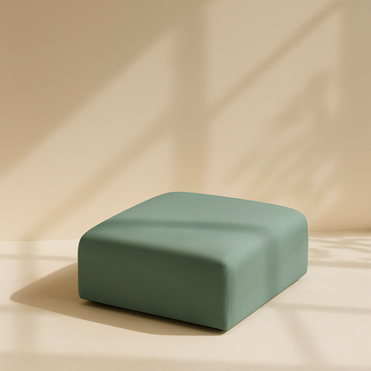 Arc Vegan Leather Ottoman