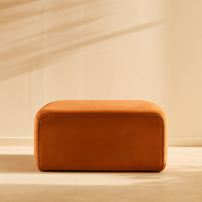 Arc Velvet Ottoman