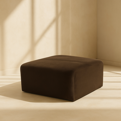 Arc Velvet Ottoman