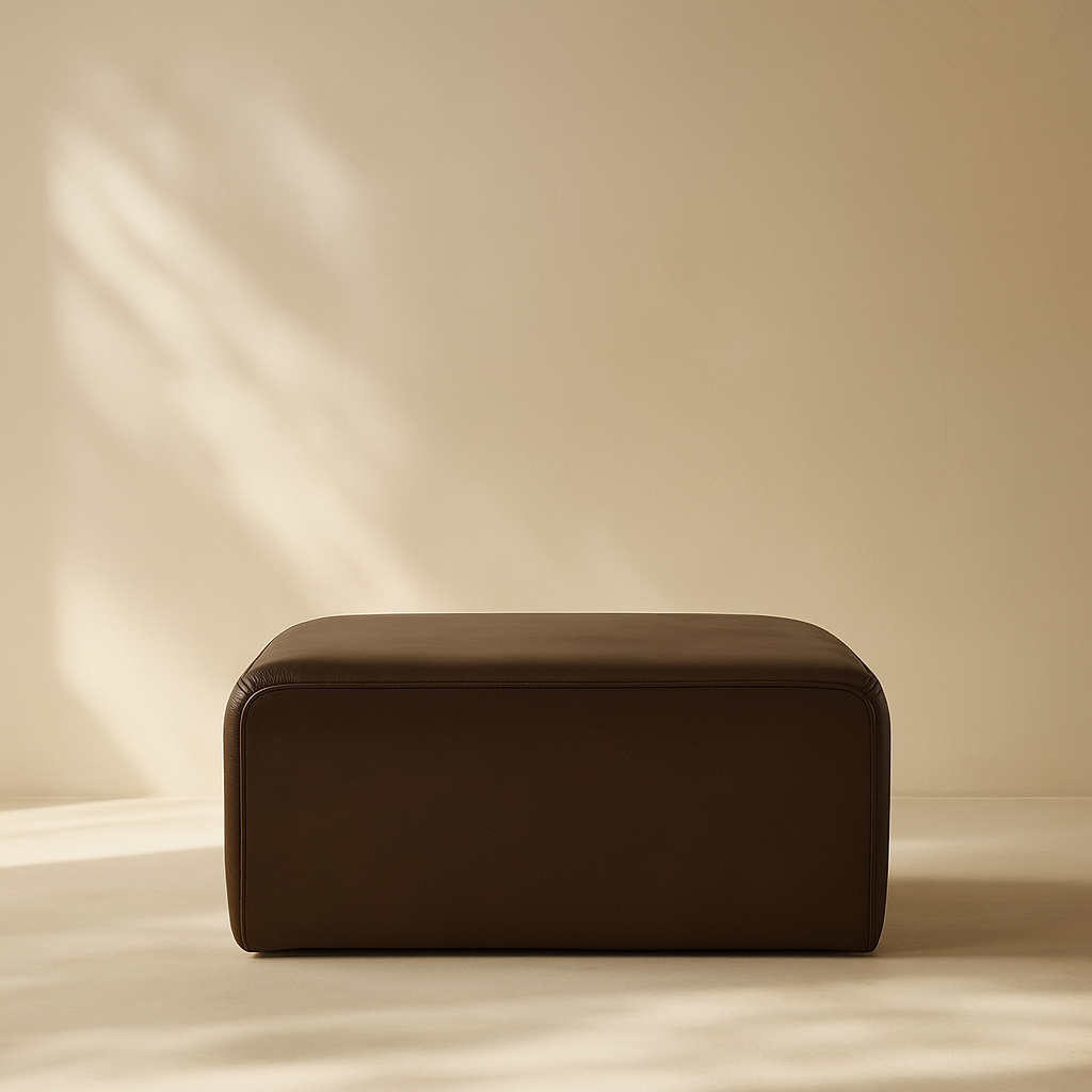 Arc Velvet Ottoman