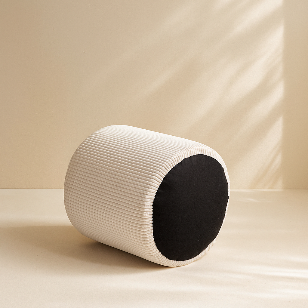 Roy Microsuede Stool | Ottoman