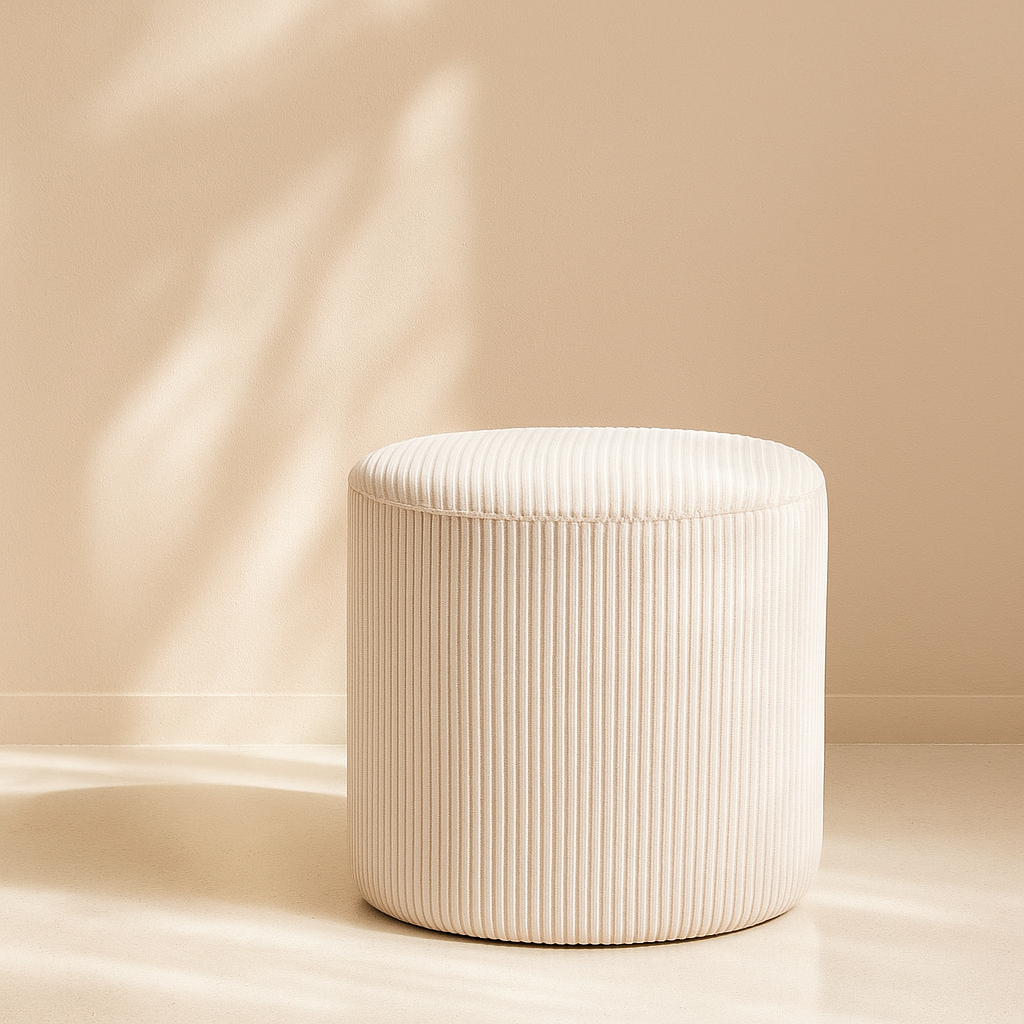 Roy Microsuede Stool | Ottoman