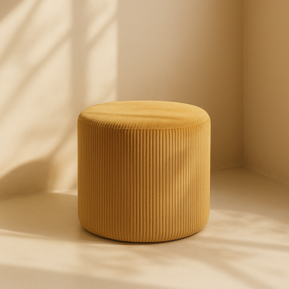 Roy Microsuede Stool | Ottoman