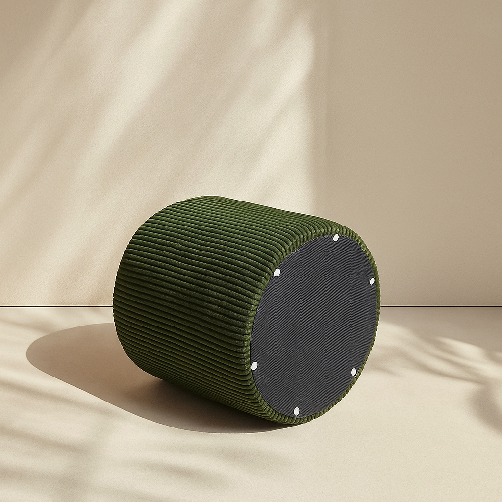 Roy Microsuede Stool | Ottoman