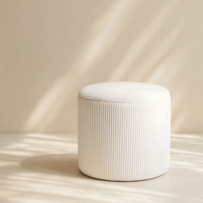 Roy Microsuede Stool | Ottoman