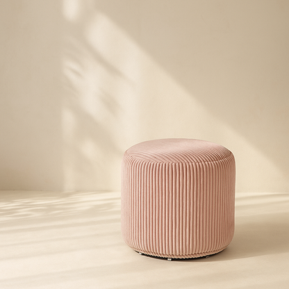 Roy Microsuede Stool | Ottoman