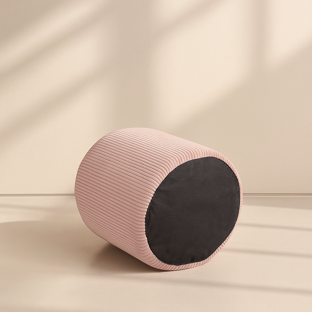 Roy Microsuede Stool | Ottoman