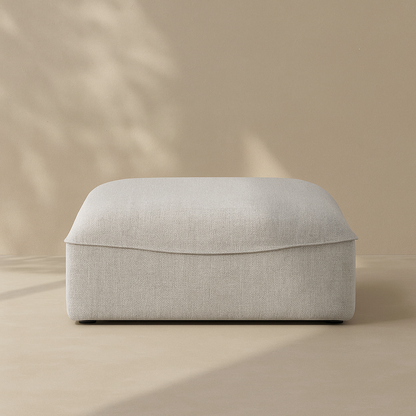 Miramar Linen Fabric Ottoman