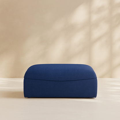 Miramar Linen Fabric Ottoman