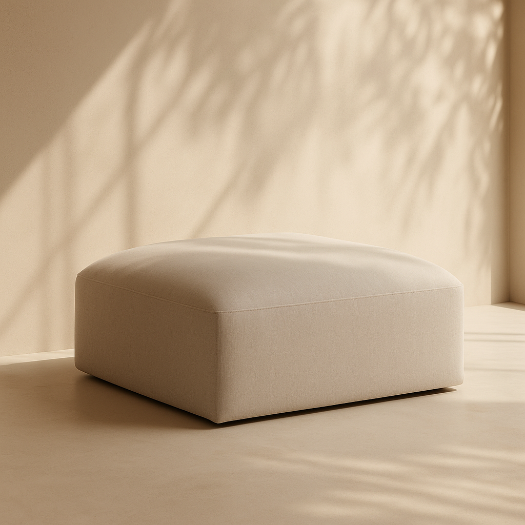 Ease Fabric Ottoman