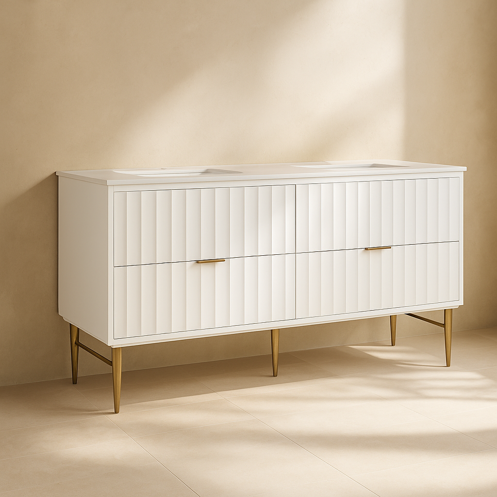 Modernist 60" Bathroom Vanity