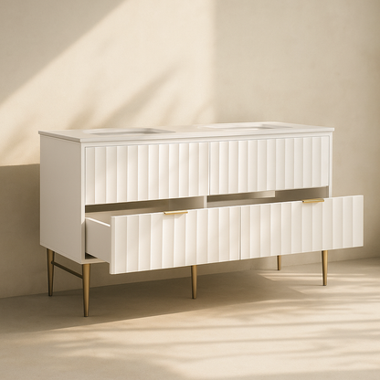 Modernist 60" Bathroom Vanity