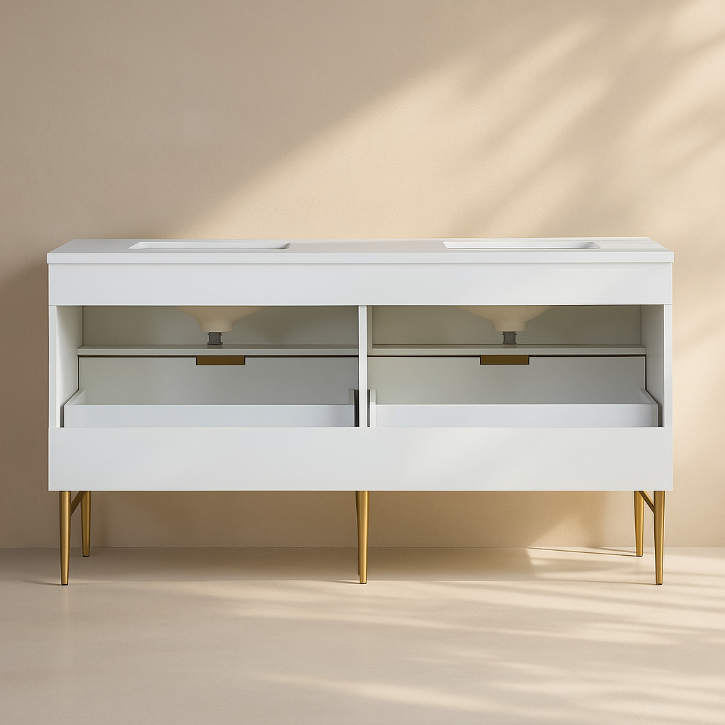 Modernist 60" Bathroom Vanity