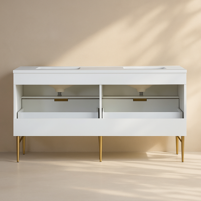 Modernist 60" Bathroom Vanity