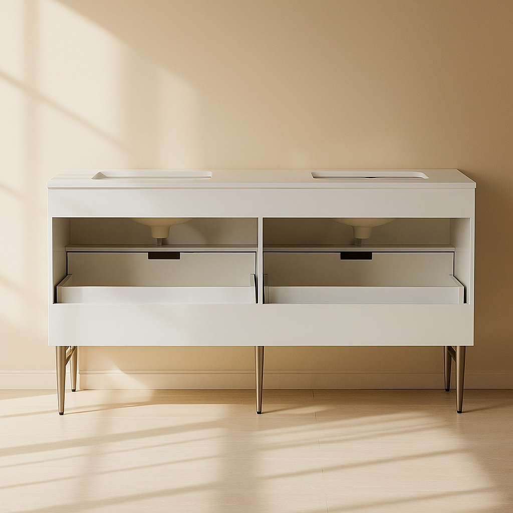 Modernist 60" Bathroom Vanity