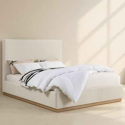 Alfie Linen Fabric Bed