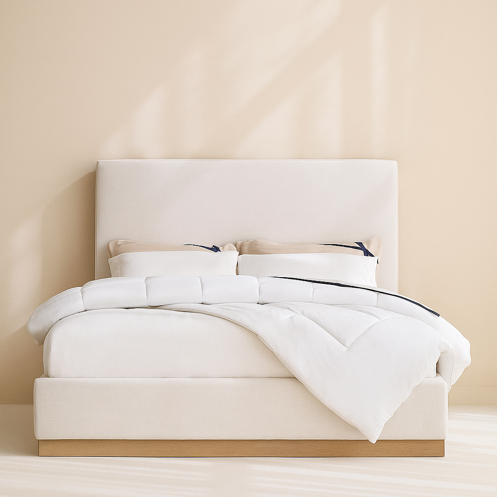 Alfie Linen Fabric Bed