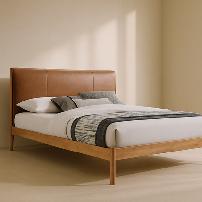 Asher Vegan Leather Bed