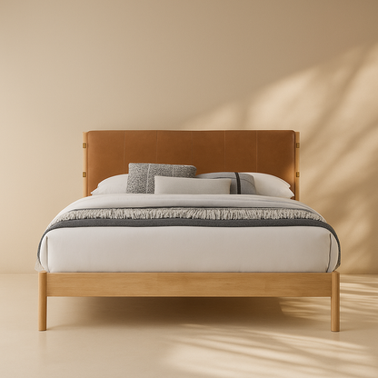 Asher Vegan Leather Bed