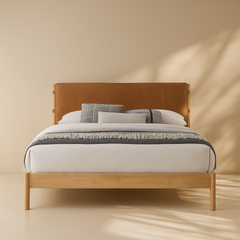Asher Vegan Leather Bed 