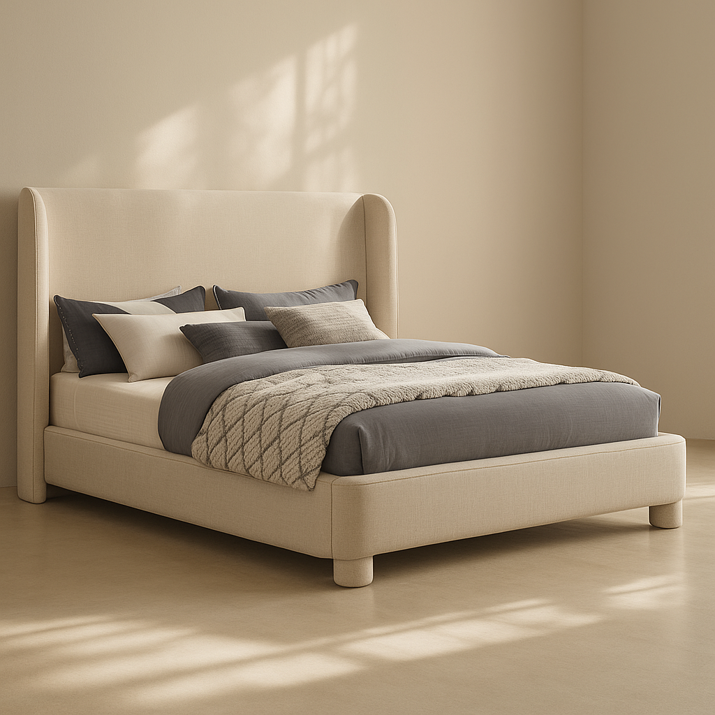 Penny Linen Fabric Bed