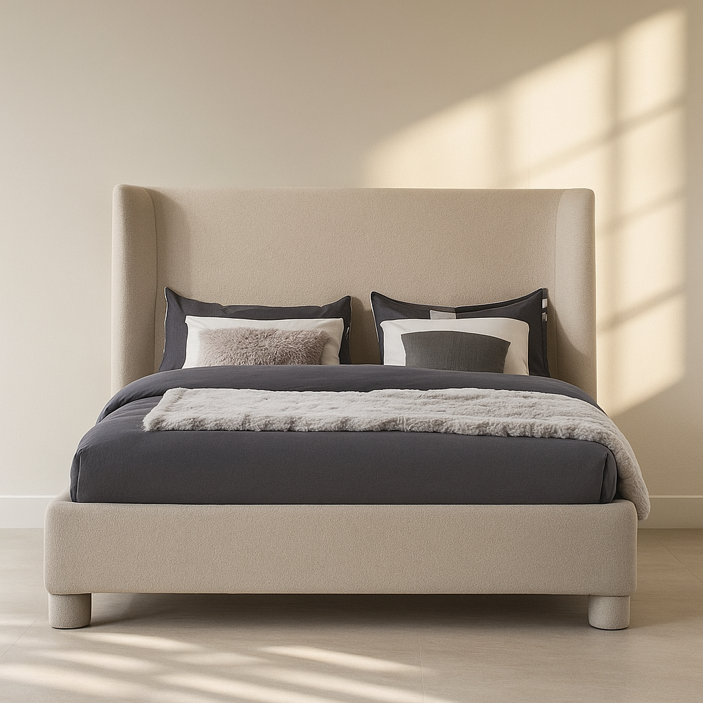 Penny Linen Fabric Bed