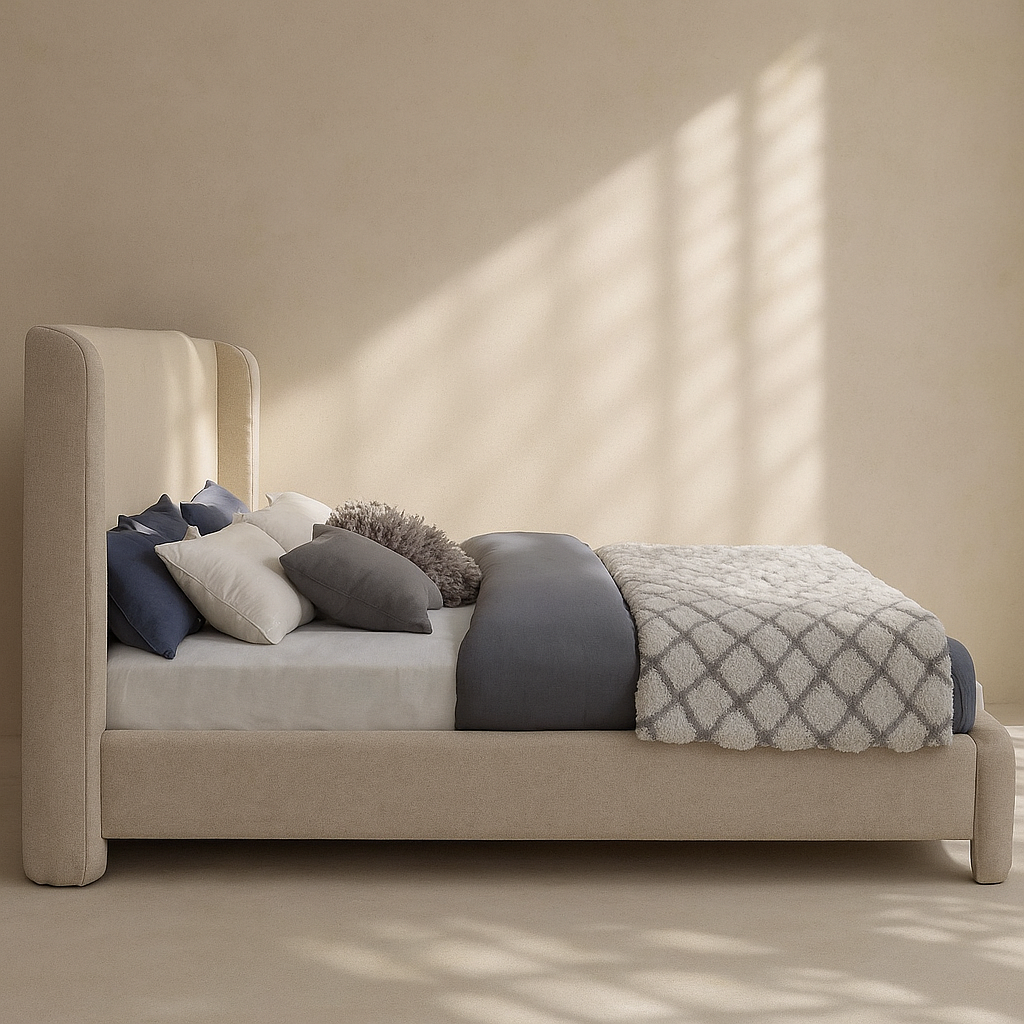 Penny Linen Fabric Bed