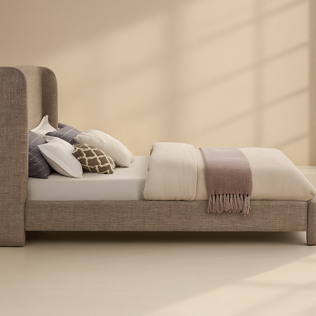 Penny Linen Fabric Bed